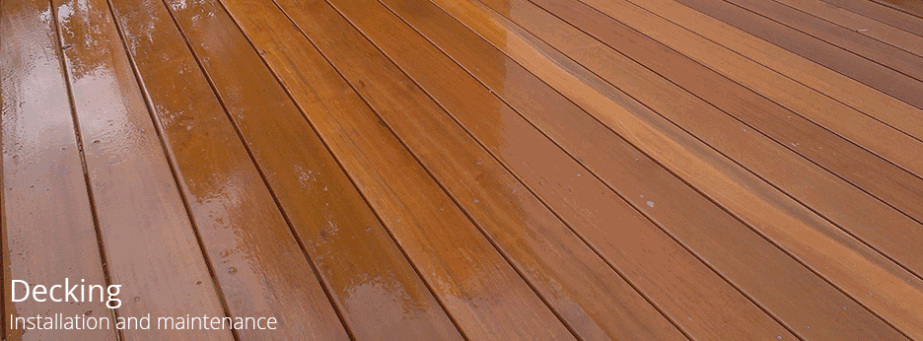 Decking installation and maintenance