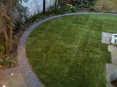 turf layed in highgate/hampsted nw3 north west london