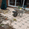 This shows the existing patio before we began work
