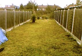 Lawned garden post clearance in Highbury, North London